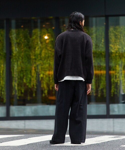 FREAK'S STORE カーディガン リラックスフィット シャギーニット