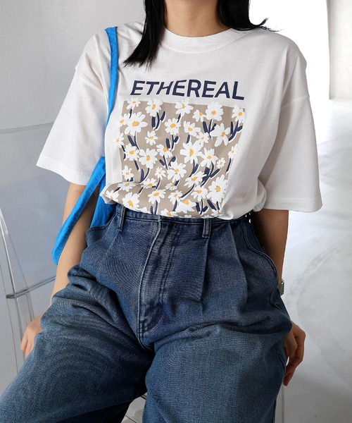 LEONARD フラワープリント 半袖Tシャツ L LEONARD 半袖シャツ フラワープリント - メルカリ