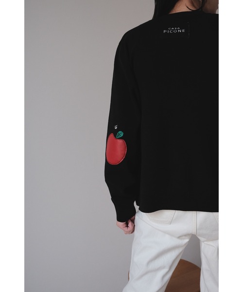 CASA PICONE カーサピッコーネ　りんご　ニット　カーディガン CASA PICONE カーディガン ニットカーディガン（Apple