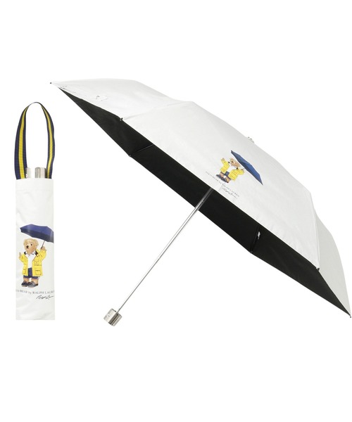 ポロベア 晴雨兼用 新品 ラルフローレン 軽量 晴雨兼用折りたたみ日傘 ポロベア 遮光 遮熱 UV 軽量 | ポロ