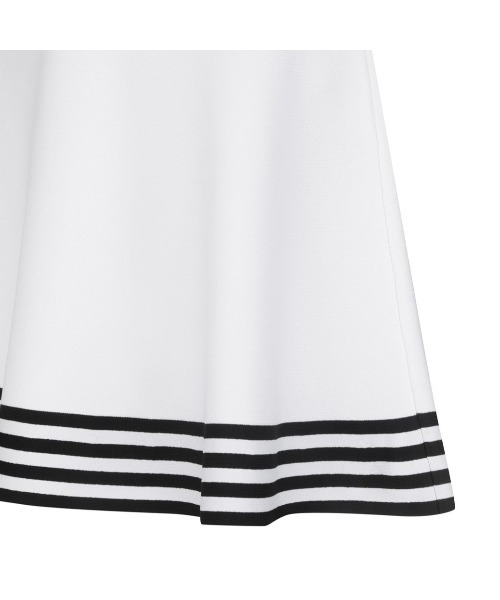 WAAC 韓国ゴルフウェアフレアニットキュロットスカート ホワイト