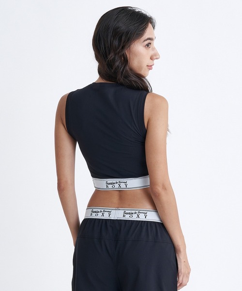 roxy レディース　水着セット　ラッシュガード　半袖　黒　S ROXY ラッシュガード RASHIE S/S/ロキシー半袖ラッシュガード
