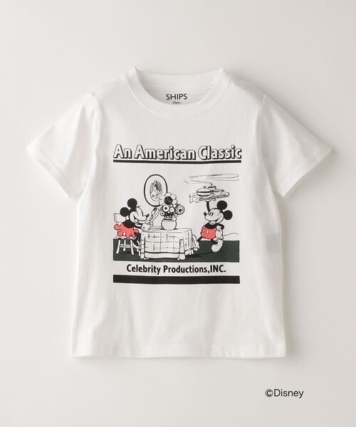 SHIPS Colors tシャツ Colors:ミッキーマウス デザイン Tシャツ