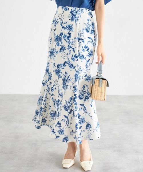 スカート 「ZOZO限定」サマーフラワープリントスカート レディース  