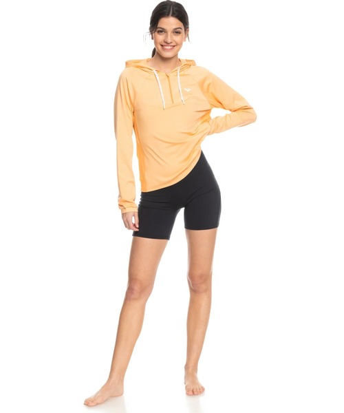 パーカー PURE PURSUIT MESH HO/ロキシー速乾フィットネスハーフジップパーカー・フーディー レディース ROXY パーカー PURE PURSUIT MESH HO/ロキシー速乾フィットネス