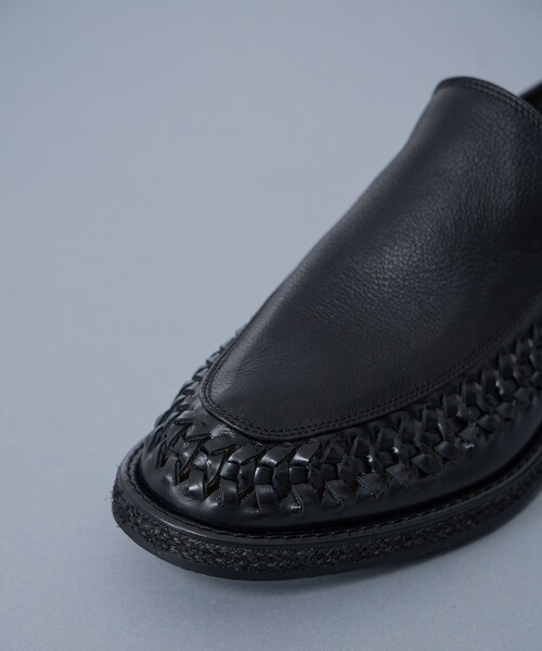UNITED TOKYO ローファー レザークロシェペニーローファー