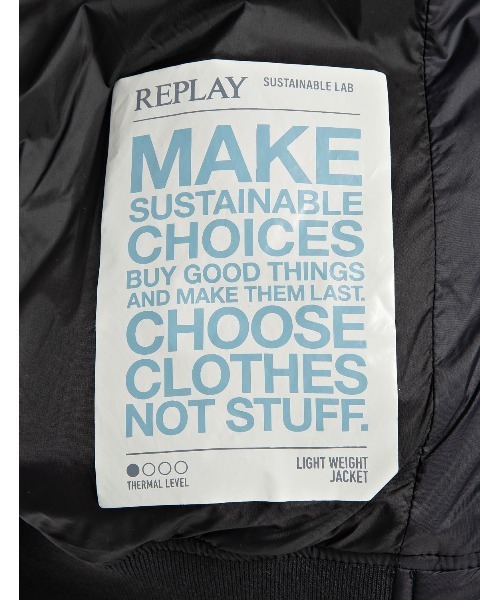 REPLAY（リプレイ） ブルゾン アウター リサイクルナイロンタフタ