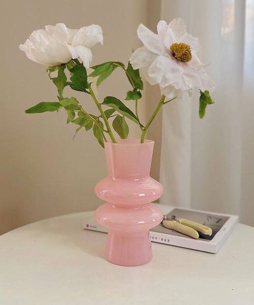 CERCA 花瓶 「 somni / ソニ 」ガラスフラワーベース 花瓶 : ZOZOTOWN