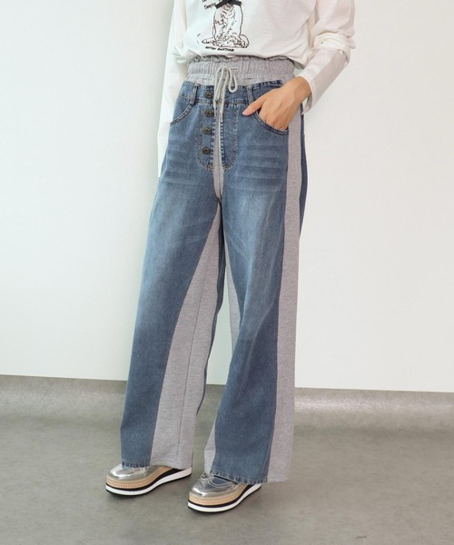 デニムリメイク☆クッションチャーム☆＆☺️☆4個セット デニムリメイク☆クッションチャーム☆スマイル☺️☆タッセル付き