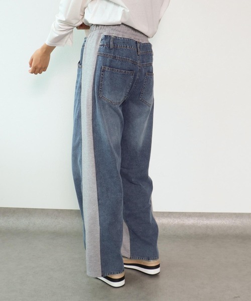 Three Four Time ジーンズ デニム デニムパンツ デニムリメイクライク