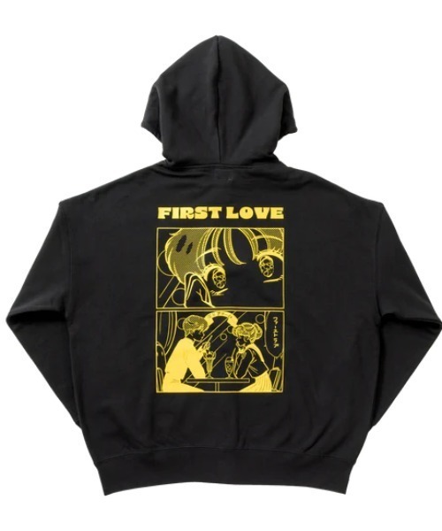 パーカー ALARME GALLERY×TUESDAY/アラームギャラリー×火曜び/Manga Zip Hoodie Yellow レディース メンズ L.H.P パーカー ALARME GALLERY×TUESDAY/アラームギャラリー