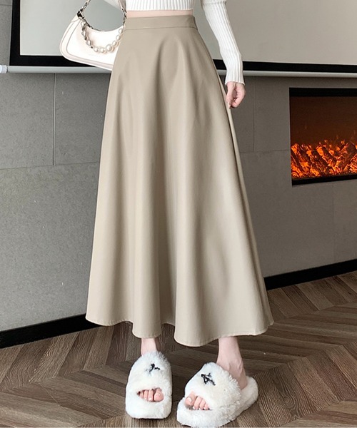 スカート エコレザーロングスカート : ZOZOTOWN Yahoo!店 - 通販