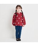 パンツ 「WEB限定・あったか」フリルポケット...の詳細画像1