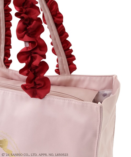 Maison de FLEUR トートバッグ HELLO KITTY フリルスクエア