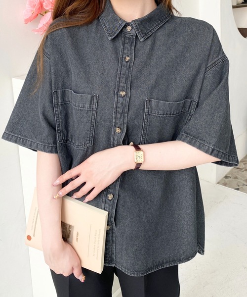 ブラウス シャツ ミドルオンスデニムシャツ レディース 楽天市場】【39%OFF 3,990→2,400円/NEW ARRIVAL☆】デニム