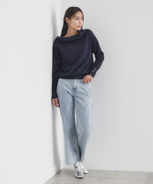 index（インデックス） ニット セーター 「8color/XS-LLsize」パール調