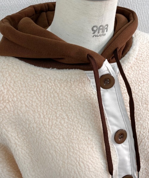 LADY LIKE（レディライク） コート アウター フード付きボアジャケット