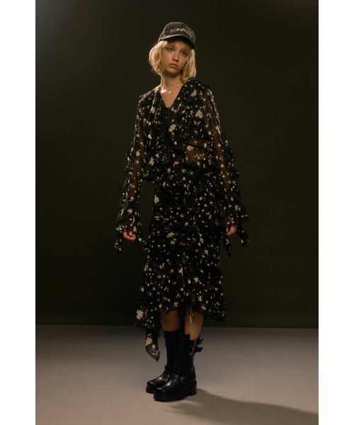 SLY ブーツ SIDE HOLE MIDDLE BOOTS サイド ソール ミドル