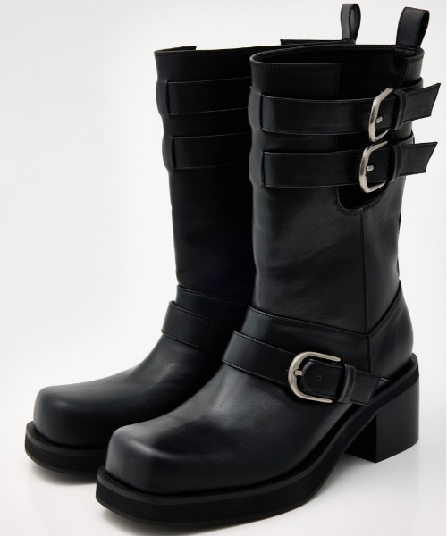 SLY SIDE HOLE MIDDLE ブーツ M 新品未使用 完売 ブラック SLY ブーツ SIDE HOLE MIDDLE BOOTS サイド ソール ミドル