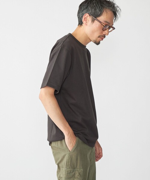 FRED PERRY ブラック SHIPS別注　鹿の子　長袖カットソー　XL FRED PERRY ブラック SHIPS別注 鹿の子 長袖カットソー XL メンズ