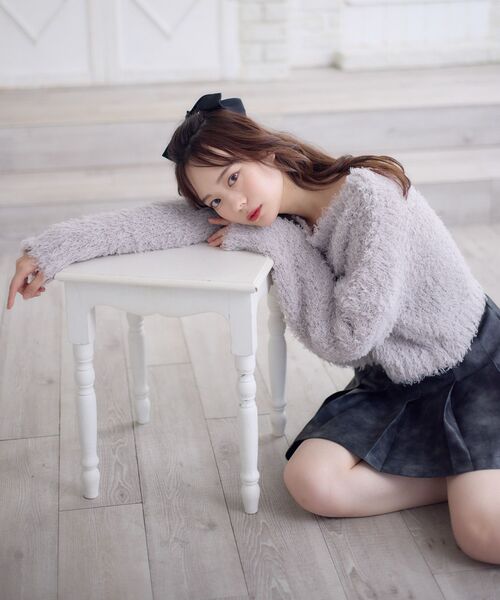 Emsexcite（エムズエキサイト） ニット セーター プードルヤーンNTPO