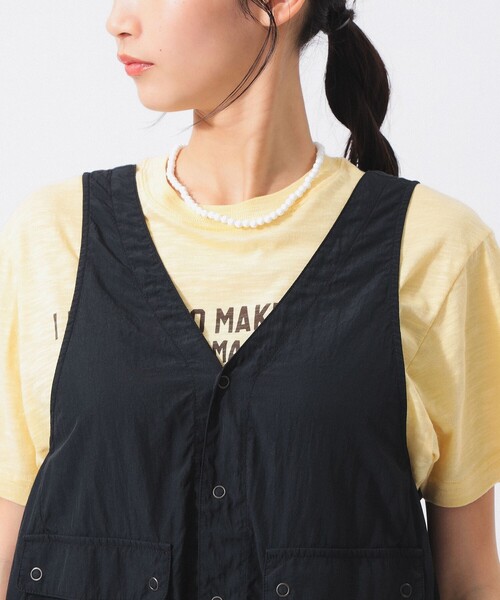 BEAMS BOY ワンピース ナイロン タッサー C-1 ノースリーブ