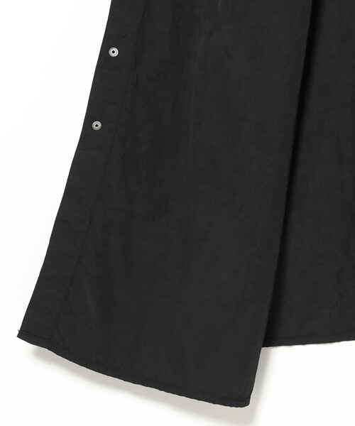 BEAMS BOY ナイロンタッサー C-1スリーブ ワンピース 黒 BEAMS BOY（ビームスボーイ）の「BEAMS BOY / ナイロン タッサー