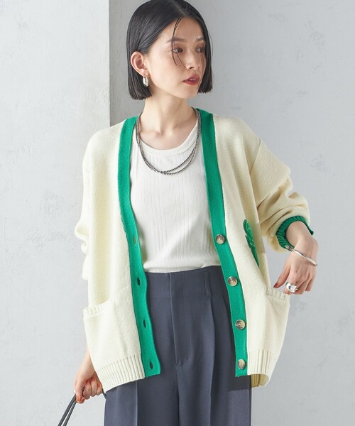 LOGAN knitting mills カーディガン 「SHIPS別注」LOGAN