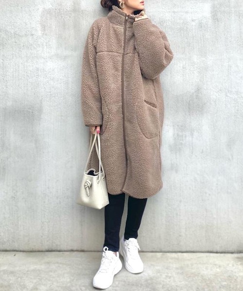 アリシアスタン✴︎ボアコート ALEXIA STAM（アリシアスタン） コート アウター Boa Short Jacket