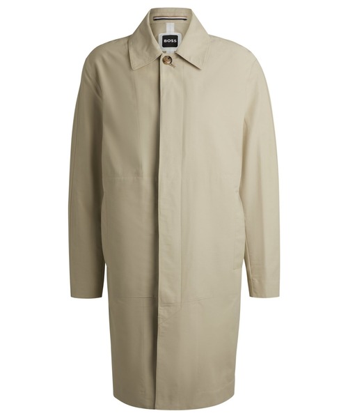 BOSS（HUGO BOSS） トレンチコート コート はっ水コットンブレンド