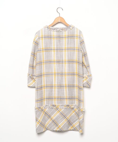 「EPOCA THE SHOP」 長袖ワンピース 40 ライトイエロー レディース_画像4