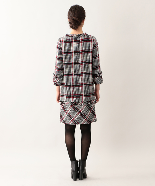 「EPOCA THE SHOP」 長袖ワンピース 40 ライトイエロー レディース_画像8