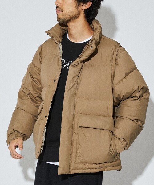 FIRST DOWN（ファーストダウン） ダウンジャケット L ダークブラウン