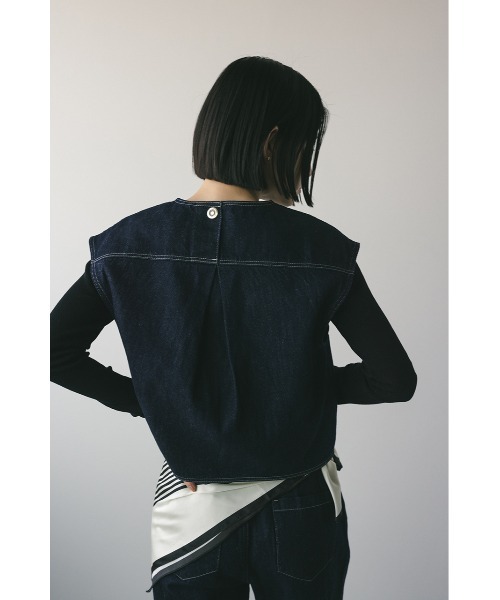 STYLEMIXER（スタイルミキサー） ポケットデニムトップ レディース