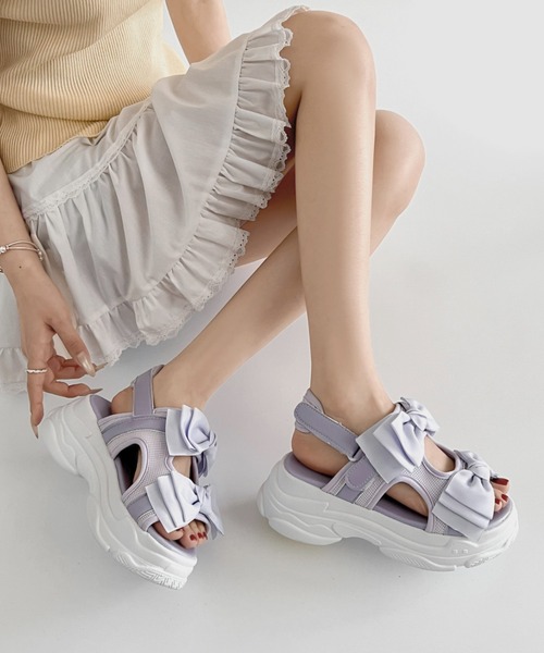 Shoes in Closet（シュークロ） サンダル 軽量厚底 ボリュームソール