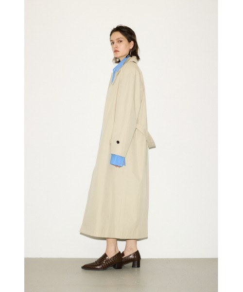 SFC SOUTIEN COLLAR COAT ステンカラーコート ホワイト ENC ステンカラーコート コート soutien collar spring coat