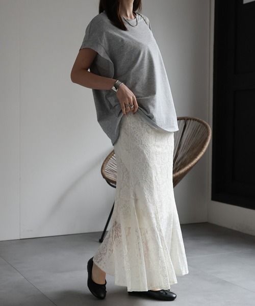 tシャツ 「レディース商品」ゆるシルエットフレンチスリーブTシャツ/トップス レディース | CREARE -LINO- | 11