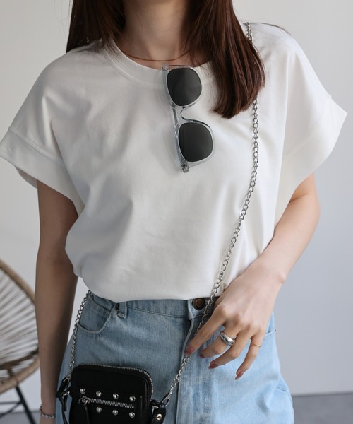 tシャツ 「レディース商品」ゆるシルエットフレンチスリーブTシャツ/トップス レディース | CREARE -LINO- | 14