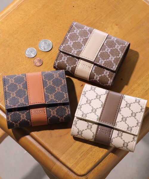 ALTROSE（アルトローズ） 財布 モノグラム バイカラー ボックスコイン