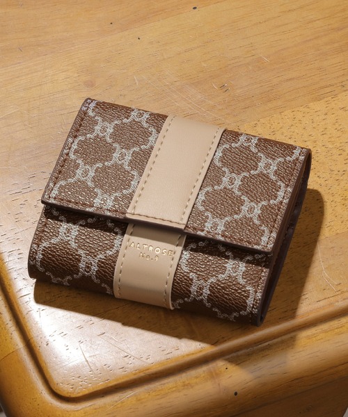 ALTROSE（アルトローズ） 財布 モノグラム バイカラー ボックスコイン