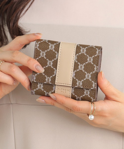 ALTROSE（アルトローズ） 財布 モノグラム バイカラー ボックスコイン
