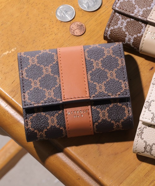 ALTROSE（アルトローズ） 財布 モノグラム バイカラー ボックスコイン