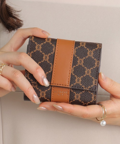 ALTROSE（アルトローズ） 財布 モノグラム バイカラー ボックスコイン