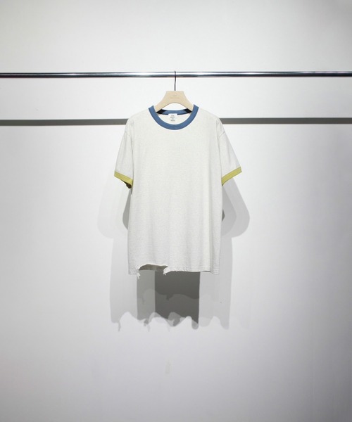 トップス SOE READY TO WEAR Ripped Ringer T Shirts soe(ソーイ)のRipped Ringer T Shirtsの通販｜PALETTE art alive