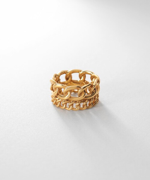 COCOSHNIK（ココシュニック） 指輪 リング シルバー ダブルカーブ