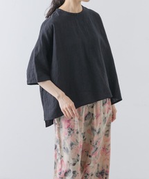 ブラウス シャツ リネンクルーネックハーフスリーブ レディース｜ZOZOTOWN Yahoo!店