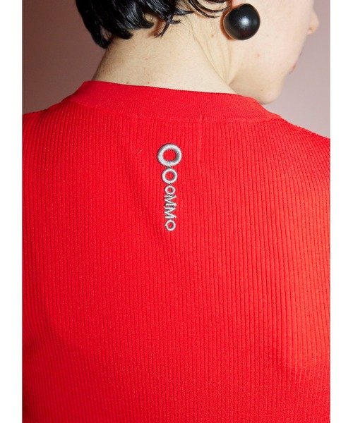 ニット セーター CIRCLE CUT KT TOP レディース OMMO ニット セーター CIRCLE CUT SHORT KT TOP レディース