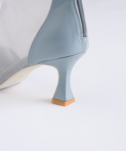 「J1U by LA BELLE ETUDE」 ショートブーツ S ライトブルー レディース_画像3