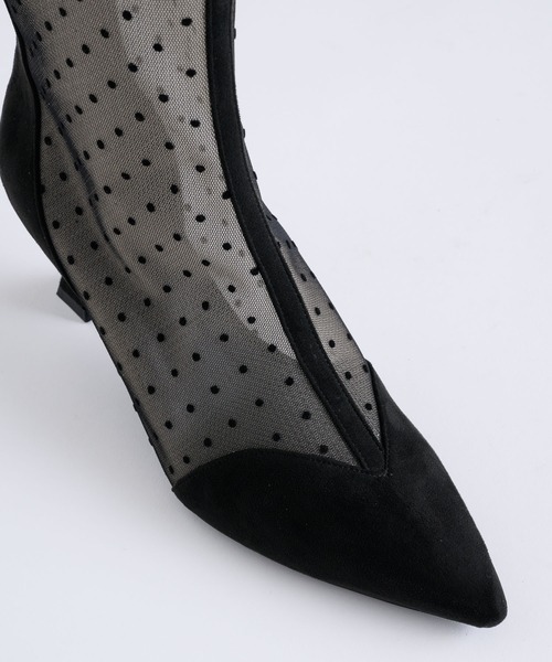 「J1U by LA BELLE ETUDE」 ショートブーツ S ライトブルー レディース_画像7