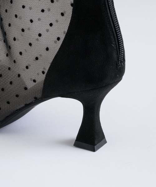 「J1U by LA BELLE ETUDE」 ショートブーツ S ライトブルー レディース_画像9